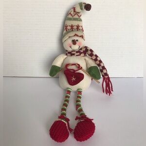 Christmas Snowman Knitting Decor -H
